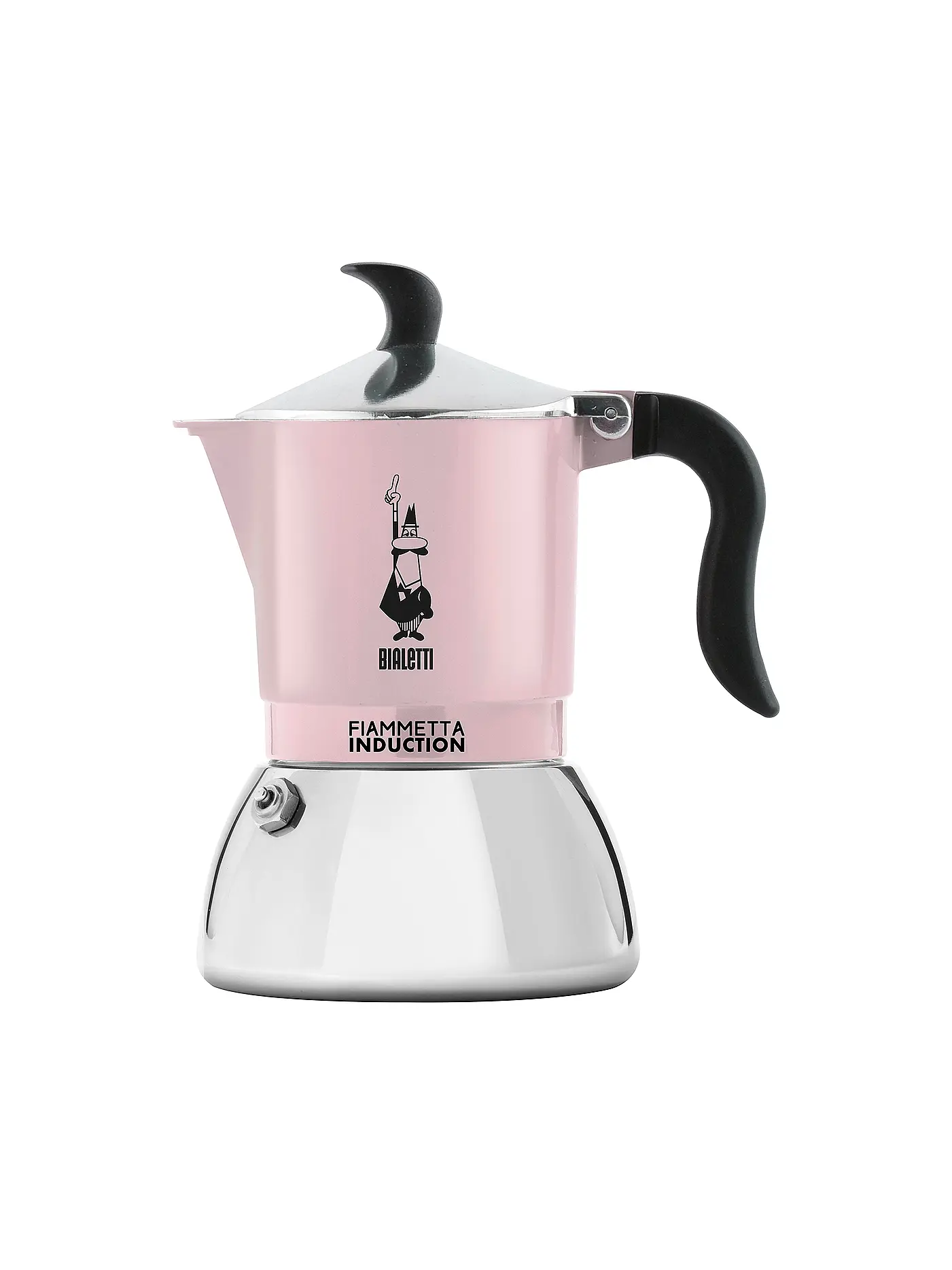 BIALETTI | Espressokocher FIAMMETTA Induction 4 Tassen Rosa | 